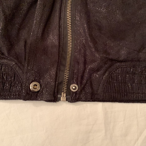 Cropped Black Jacket with Sparkles - Picture 4 of 11